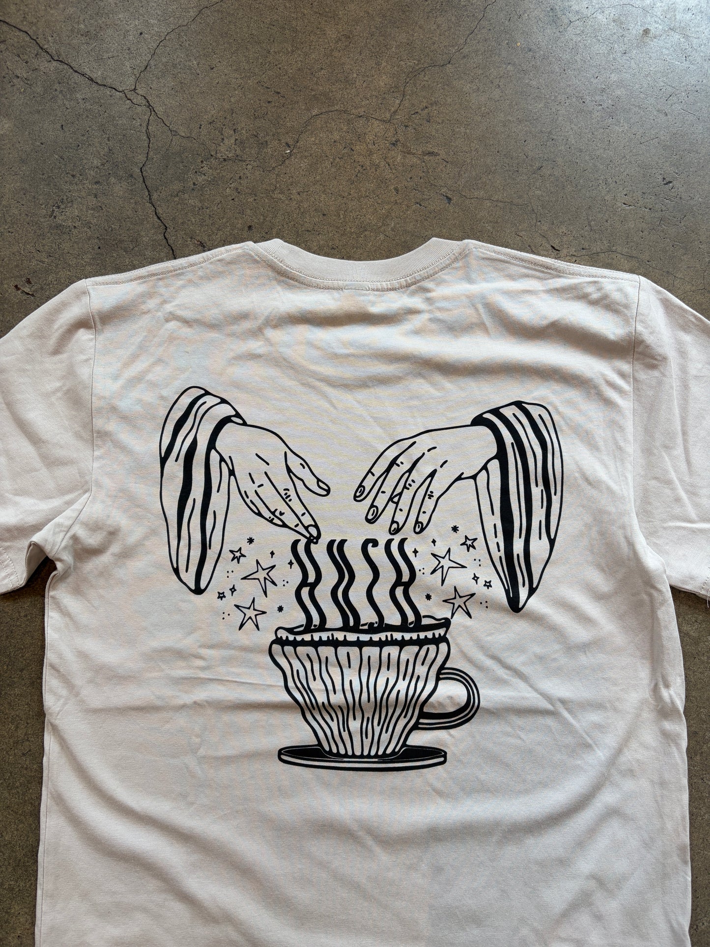 Hush Hush Magic Tee - Natural