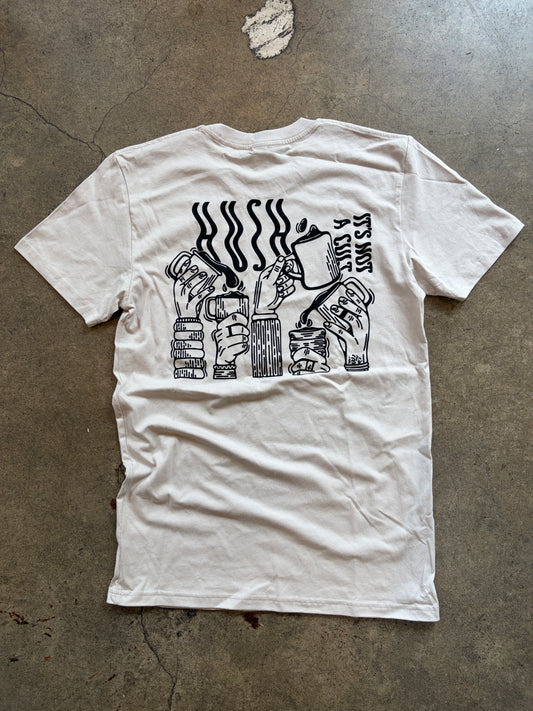 Hush Hush "It's Not a Cult" Tee - Natural
