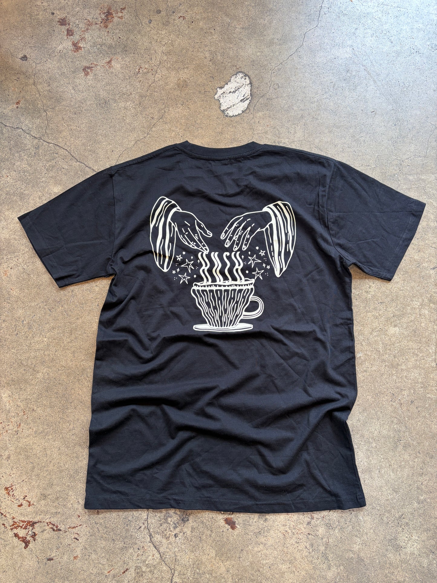Hush Hush Magic Tee - Black