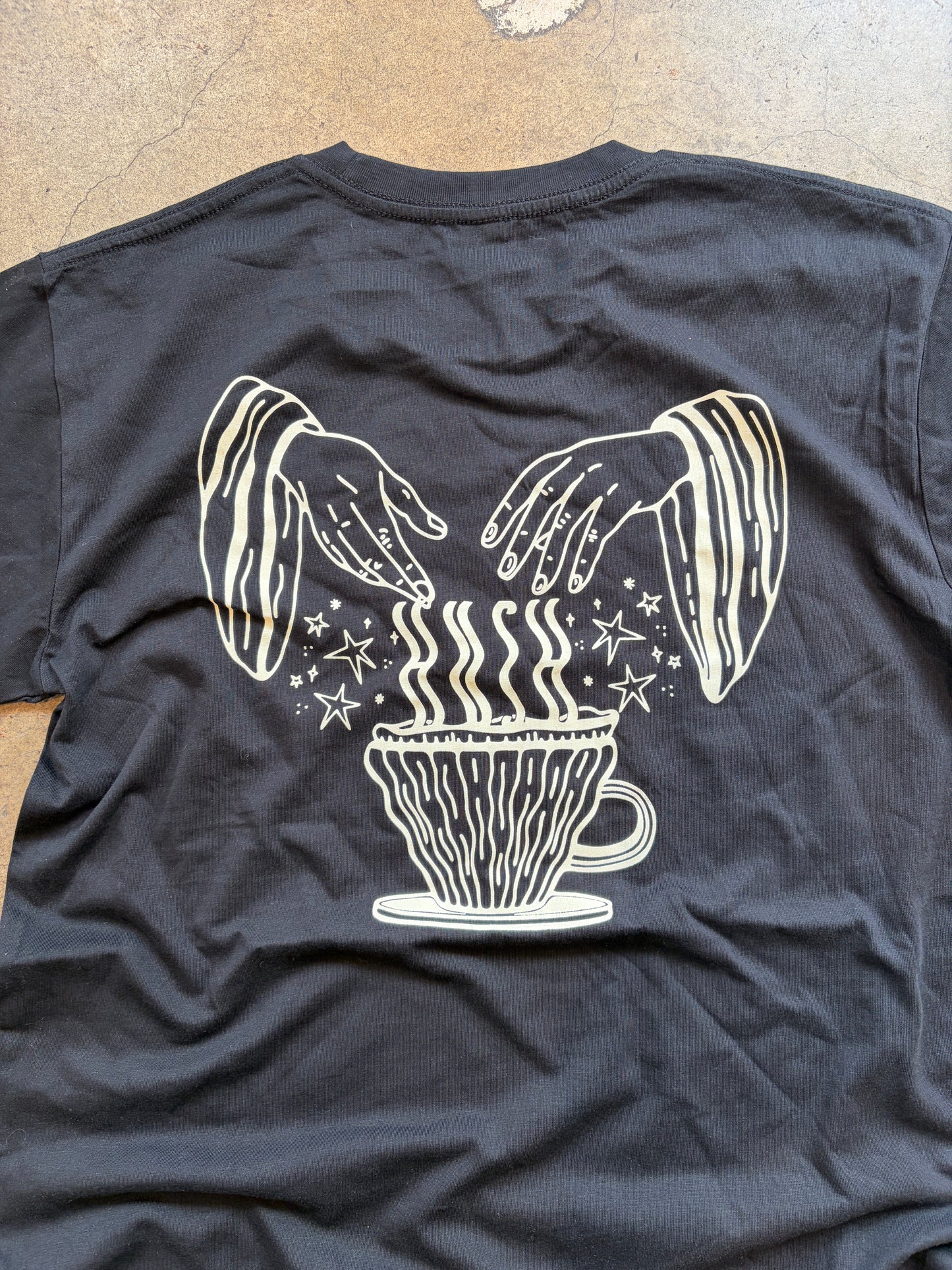 Hush Hush Magic Tee - Black
