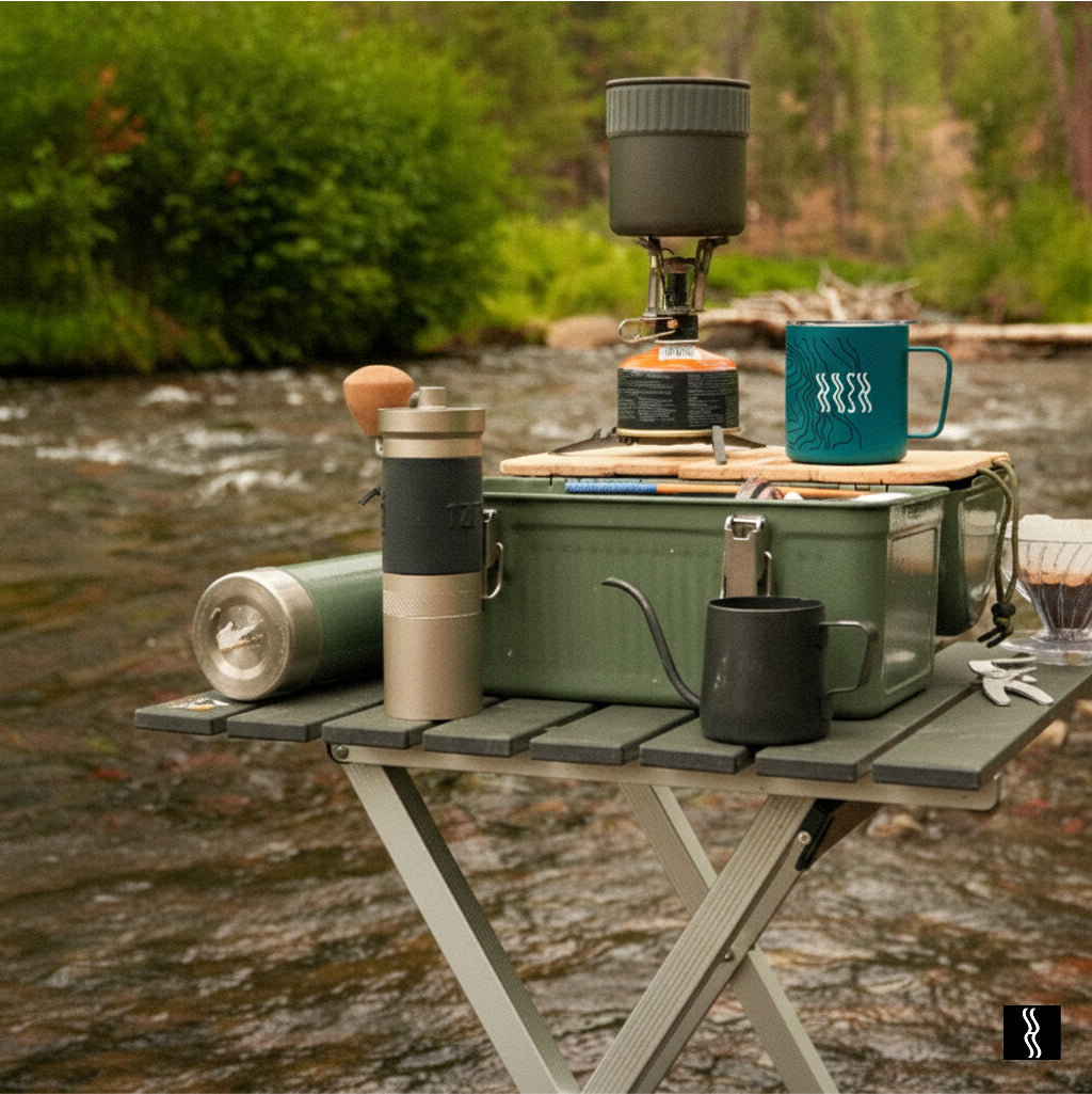 Topo Secret 12oz Teal Camp Mug